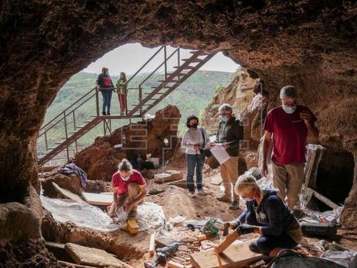 Imagen del Cenobio de Valerón facilitada por el Gobierno de Canarias (Foto EFE)